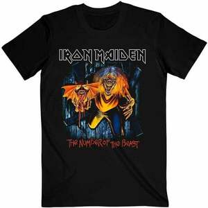 Iron Maiden Tričko Number Of The Beast Eddie Panel Burst Unisex Black XL vyobraziť