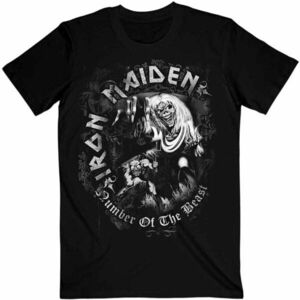 Iron Maiden Tričko Number Of The Beast Grey Tone Unisex Black S vyobraziť