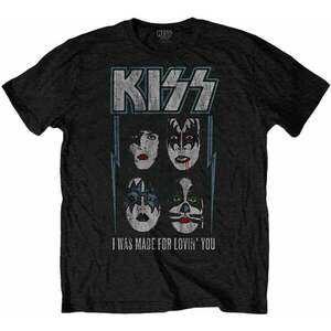 Kiss Tričko Made For Lovin' You Unisex Black 2XL vyobraziť