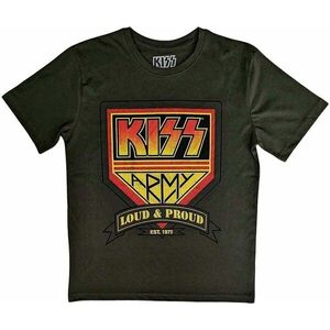 Kiss Tričko Loud & Proud Unisex Military Green 2XL vyobraziť