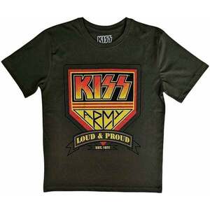 Kiss Tričko Loud & Proud Unisex Military Green XL vyobraziť