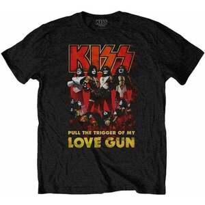 Kiss Tričko Love Gun Glow Unisex Black 2XL vyobraziť