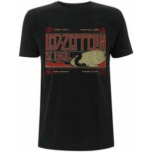 Led Zeppelin Tričko Zeppelin & Smoke Unisex Black XL vyobraziť