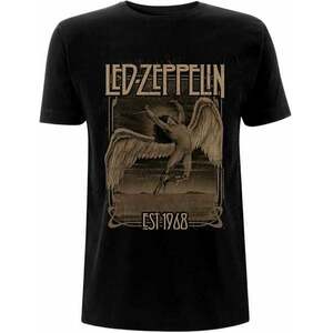 Led Zeppelin Tričko Faded Falling Unisex Black 2XL vyobraziť