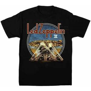 Led Zeppelin Tričko LZII Searchlights Unisex Black 2XL vyobraziť