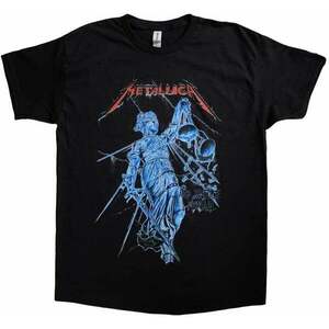 Metallica Tričko Blue Justice Unisex Black M vyobraziť