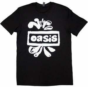 Oasis Tričko Logo Splat Unisex Black 2XL vyobraziť