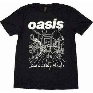 Oasis Tričko Definitely Maybe Line Drawing Unisex Black 2XL vyobraziť