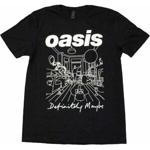 Oasis Tričko Definitely Maybe Line Drawing Unisex Black XL vyobraziť