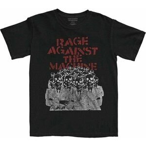 Rage Against The Machine Tričko Crowd Masks Unisex Black XL vyobraziť