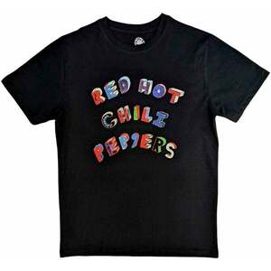 Red Hot Chili Peppers Tričko Colourful Letters Unisex Black 2XL vyobraziť