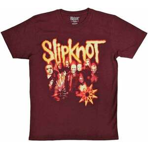 Slipknot Tričko The End So Far Group Photo Tribal S Nonogram Unisex Maroon Red 2XL vyobraziť