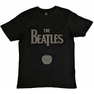 The Beatles Tričko Drop T Logo & Apple Unisex Black M vyobraziť