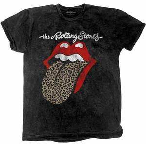 The Rolling Stones Tričko Leopard Tongue Unisex Black L vyobraziť