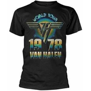 Van Halen Tričko World Tour '78 Unisex Black 2XL vyobraziť