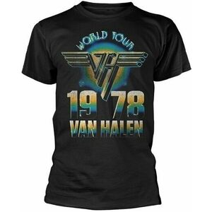 Van Halen Tričko World Tour '78 Unisex Black XL vyobraziť