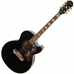 Epiphone J-200 EC Black Elektroakustická gitara Jumbo vyobraziť