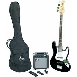 SX SB1 Bass Guitar Kit Black Elektrická basgitara vyobraziť