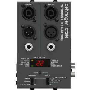 Behringer CT200 Tester na káble vyobraziť