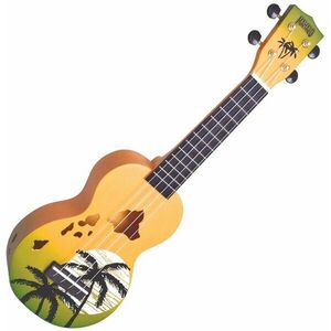 Mahalo Hawaii Hawaii Green Burst Sopránové ukulele vyobraziť