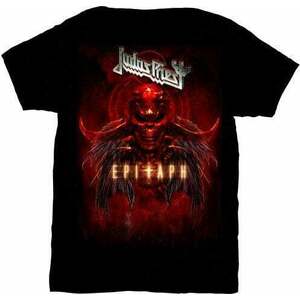 Judas Priest Tričko Epitaph Red Horns Unisex Black L vyobraziť