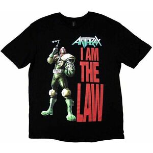 Anthrax Tričko I am the Law Unisex Black L vyobraziť