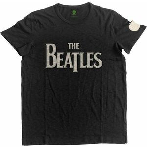 The Beatles Tričko Drop T Logo App Slub Unisex Black 2XL vyobraziť