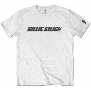 Billie Eilish Tričko Black Racer Logo Unisex White L vyobraziť