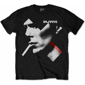 David Bowie Tričko X Smoke Red Unisex Black M vyobraziť