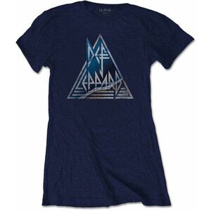 Def Leppard Tričko Triangle Logo Womens Navy Blue M vyobraziť