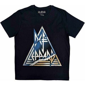 Def Leppard Tričko Triangle Logo Unisex Navy Blue M vyobraziť