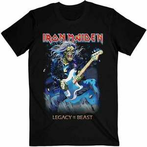 Iron Maiden Tričko Eddie on Bass Unisex Black L vyobraziť