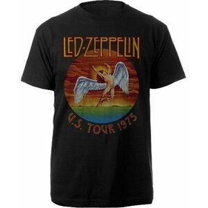 Led Zeppelin Tričko USA Tour '75. Unisex Black XL vyobraziť