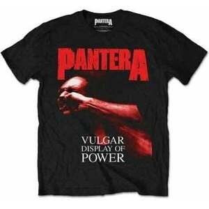 Pantera Tričko Red Vulgar Unisex Black S vyobraziť