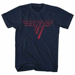 Van Halen Tričko Classic Red Logo Unisex Navy Blue L vyobraziť