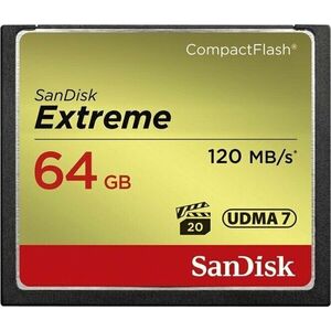 SanDisk Extreme CompactFlash 64 GB SDCFXSB-064G-G46 CompactFlash 64 GB Pamäťová karta vyobraziť