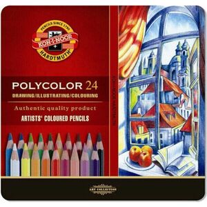 KOH-I-NOOR Polycolor Artist's Coloured Pencils Sada farebných ceruziek 24 ks vyobraziť