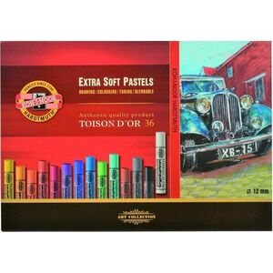 KOH-I-NOOR Set of Artist's Extra Soft Pastels Sada suchých pastelov 36 ks vyobraziť