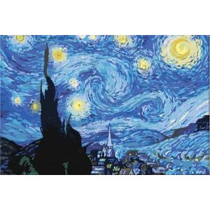 Zuty Maľovanie podľa čísel Hviezdna noc (Van Gogh) vyobraziť