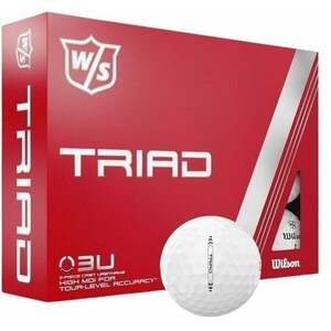 Wilson Staff Triad White Standard Golfové lopty vyobraziť