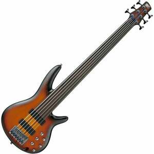 Ibanez SRF706-BBF Brown Burst Flat Bezpražcová basgitara vyobraziť