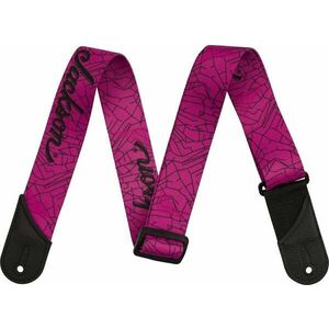 Jackson Cracked Mirror Strap Gitarový pás Pink vyobraziť