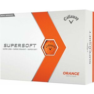 Callaway Supersoft 2023 Orange Golfové lopty vyobraziť