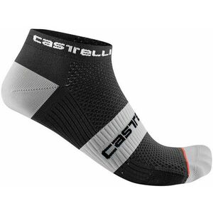 Castelli Lowboy 2 Sock Black/White 2XL Cyklo ponožky vyobraziť