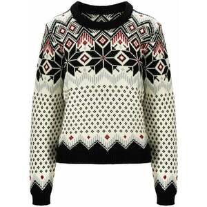 Dale of Norway Vilja Womens Knit Sweater Black/Off White/Red Rose S Sveter vyobraziť