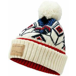 Dale of Norway Vilja Unisex Wool Hat Off White/Navy/Raspberry UNI Lyžiarska čiapka vyobraziť