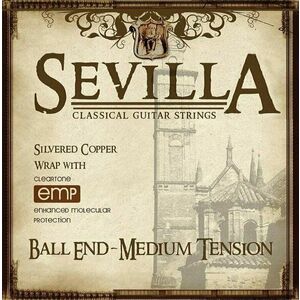 Sevilla Medium Tension Ball End Nylonové struny pre klasickú gitaru vyobraziť