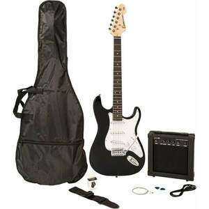 Encore E60 Blaster Pack Gloss Black Elektrická gitara vyobraziť