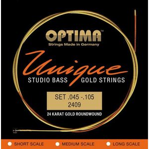 Optima 2409.L 24K Unique Gold Long Scale Struny pre basgitaru vyobraziť