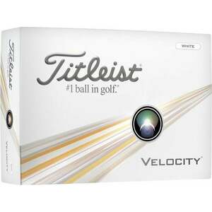 Titleist Velocity 2024 White Golfové lopty vyobraziť